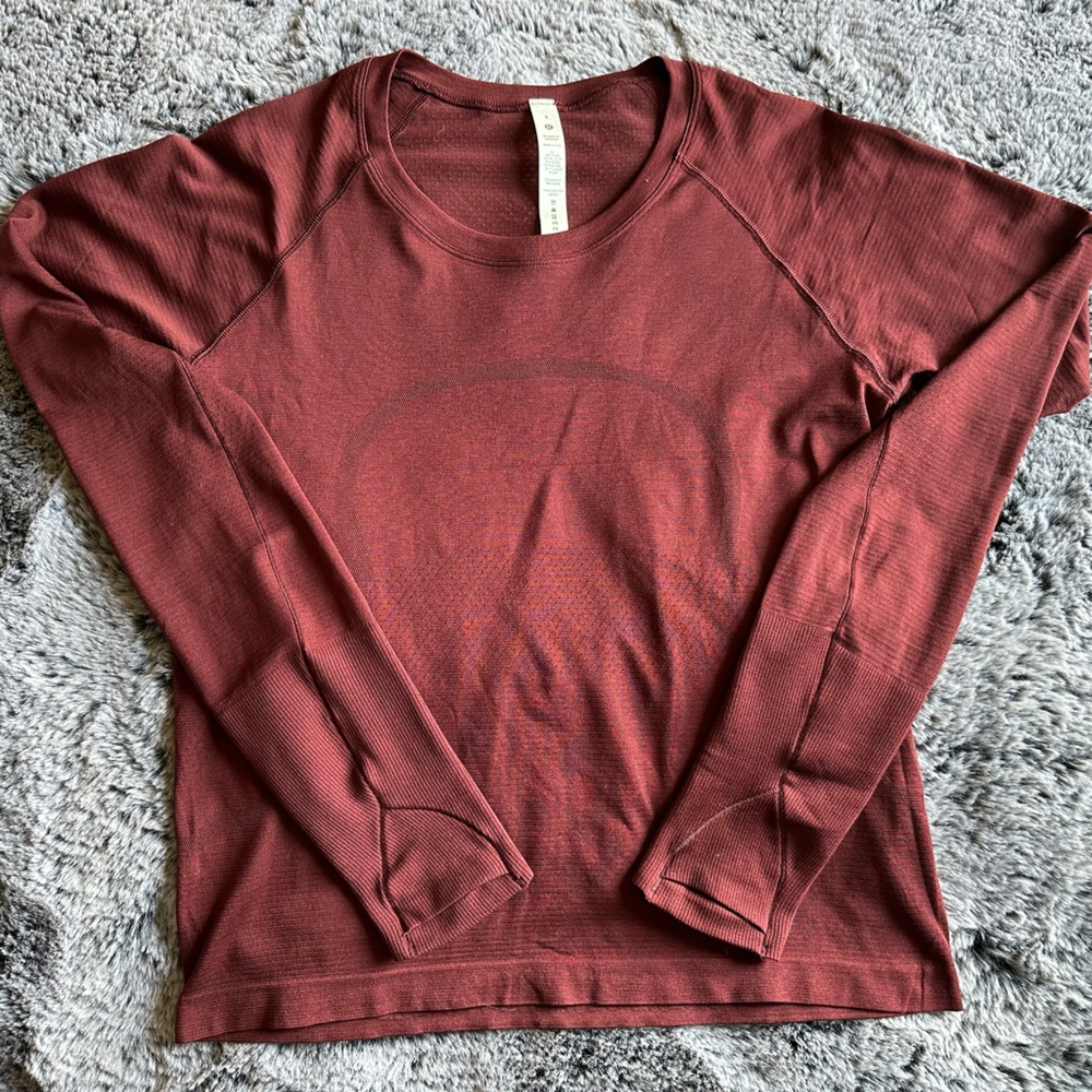 Lululemon Swiftly Race Length Long Sleeve Tee